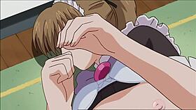 Cute Maid in Stockings Enjoys Wild Uncensored Hentai Sex with Toys