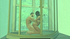 Sweet wet surrender in cartoon sex!