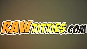 victoria gets oiled up for doggystyle banging by horny guy.