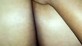 Ebony Couple Enjoys Doggystyle Creampie with Big Ass