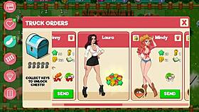 Nutaku Booty Farm Hentai Game Part 14 Features Brunette Fantasy Ranch Sex with Big Tits and Ass