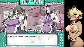 i play poochame maid game and fight female tanuki monster