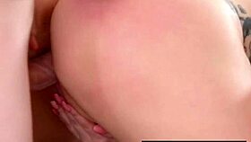 I spanked that busty ginger teen 18+ in doggy