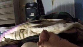 the infamous jon 2 shoots a massive load all over his sexy asian cock