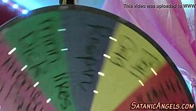 babe toying sluts pussy with fingers and toys 😈