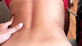 Sneaky recording of schoolgirl niece unaware of hidden cam while bent over in doggystyle pose. Voyeur captures every taboo upskirt detail.