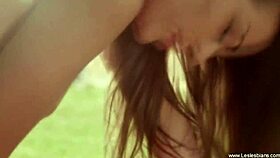 Hey, Rebekah is totally arousing her lesbian friend Tereza by licking her pussy! 😏