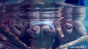 japanese lady got wild in gangbang vol 6 by the pool with toys and more