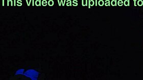 Britney Madison explores blacklight effects in a main scene