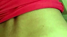 Sneaky recording of schoolgirl niece unaware of hidden cam while bent over in doggystyle pose. Voyeur captures every taboo upskirt detail.