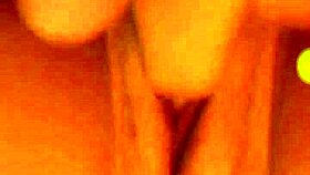 Teen feels intense pleasure during solo masturbation session