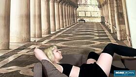 Blonde Babe Kate Craves His Dick