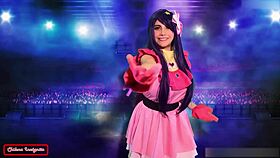 who is the real father of aqua and ruby oshi no ko ai cosplay parody