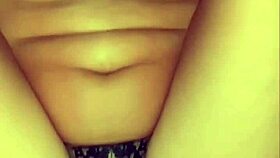 horny amateur in sexy lingerie hits real homemade orgasm