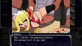 survivors in hentai game getting fucked in blowjob, doggystyle, missionary, and creampie