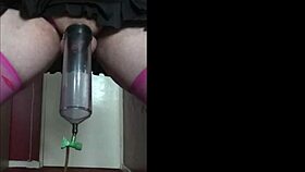 Crossdressing gay mark wright has another video pissing and swallowing for all you haters out there because i know you like it.