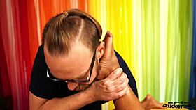 Kaiya's relaxing massage session with big tits and ass