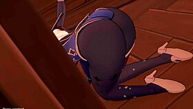 Mona From Genshin Impact Loves Giving Handjobs Until She Cums Hard