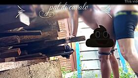 On my friend's aniversarry, i fuked his gostosa in the backyard