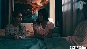 alina lopez and kendra spade shared passionate lesbian sex, tribbing and scissoring with big asses