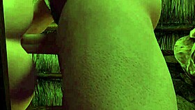 Watch this slim blonde ride cock sideways in Skyrim parody? Anal and assfucking included