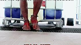 Staci Shows Off Pink Panties in Wet and Wild Fetish Display