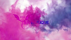 Ts Angelique Monroe performs a sexy dance conversationally