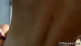 Gay Light Skin Boys Dominate Old Grandpa in Bathroom Showdown