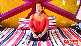 In this room casting, we try and enjoy the young Peruvian girl's natural body up close