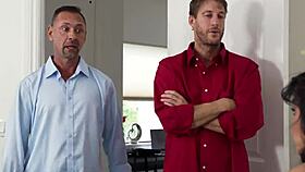 Holy hell, slutty Asians Jade Kimiko and Clara Trinity flash tits at a wild party! They take hard pounding from Ryan and Peter.