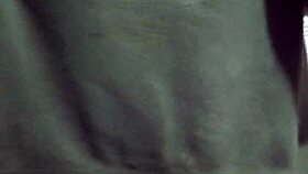 young teen having fun showing off in a homemade video.