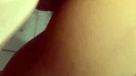 Best friends fuck in public toilet, hairy couple with big cocks