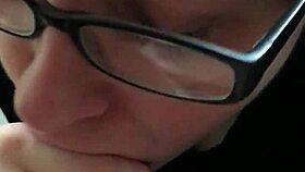 close up lipstick blowjob