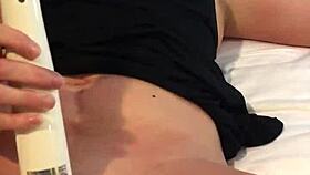 The Cum Slut Achieves Orgasm With Hitachi In Homemade BDSM