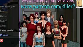 My New Family 19 - Blonde Teen 18+ With Small Tits In Cartoon Game!