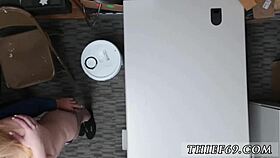 Can This Petite Blonde Teen Handle Police Fucking?