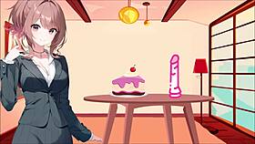 Spanish femdom’s anal play and cake space adventure