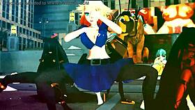 in this anime hentai, the dancing doesn't stop