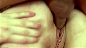 Aleksis Moore with big tits enjoys titty fuck. She loves doggystyle riding.