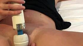 The Cum Slut Achieves Orgasm With Hitachi In Homemade BDSM