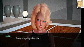 My New Family 19 - Blonde Teen 18+ With Small Tits In Cartoon Game!