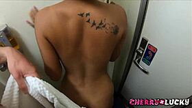 having sex on the train with my asian girlfriend