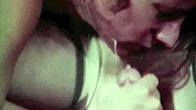 Vintage bisexual women engage in a lesbian threesome with hairy bodies and antique vibes.