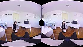 I, the secratary at Virtualrealporn.com, am gettin fucked by my boss. Oh god, it's so big!