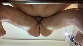 latina babe chats during casting interview in lingerie