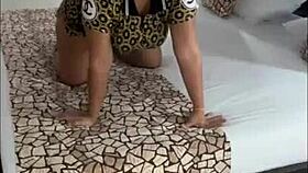 Would you want a sexy latina mother-in-law waiting like this after work?