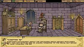 Is this teen 18+ cosplay slave ready for orgasm in ripped clothes?