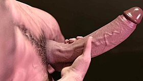 Carlos strokes his monster cock