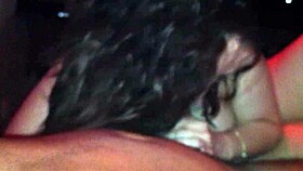 hey, check out this mature amateur giving a blowjob with her huge boobs bouncing 😏