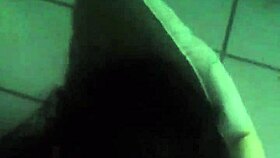 Friend bends over for support